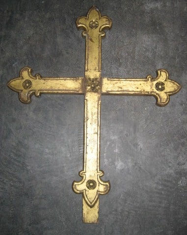 Kruis - goudkleurig (D1802)