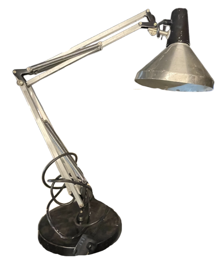 Schaarlamp met voet (V4557)