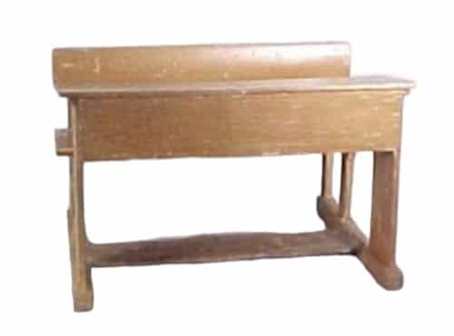Schoolbank 2-zits (A2378)