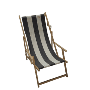 strandstoel zwart